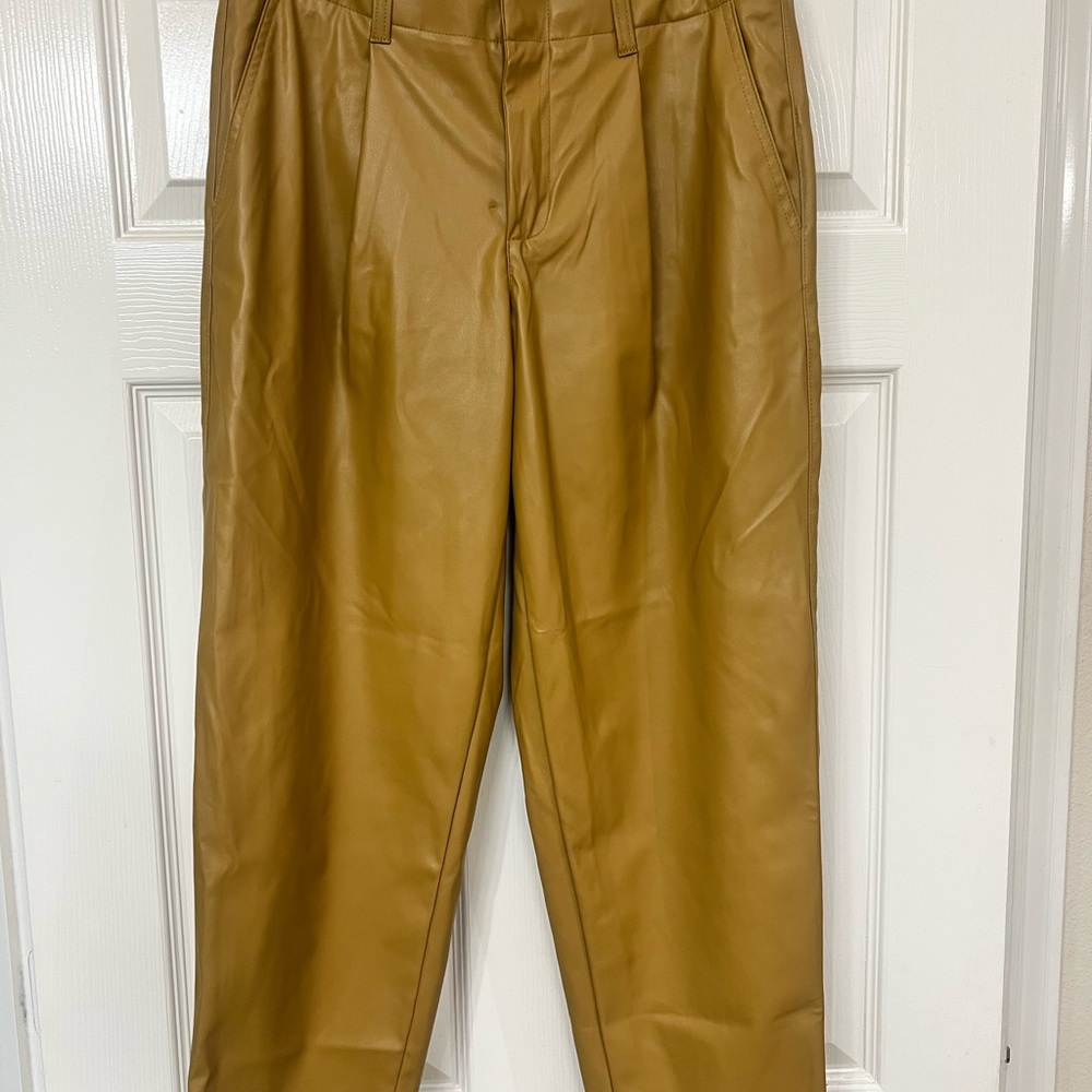 Faux Leather Pants